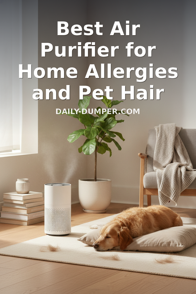 best air purifier for home allergies and pet hair