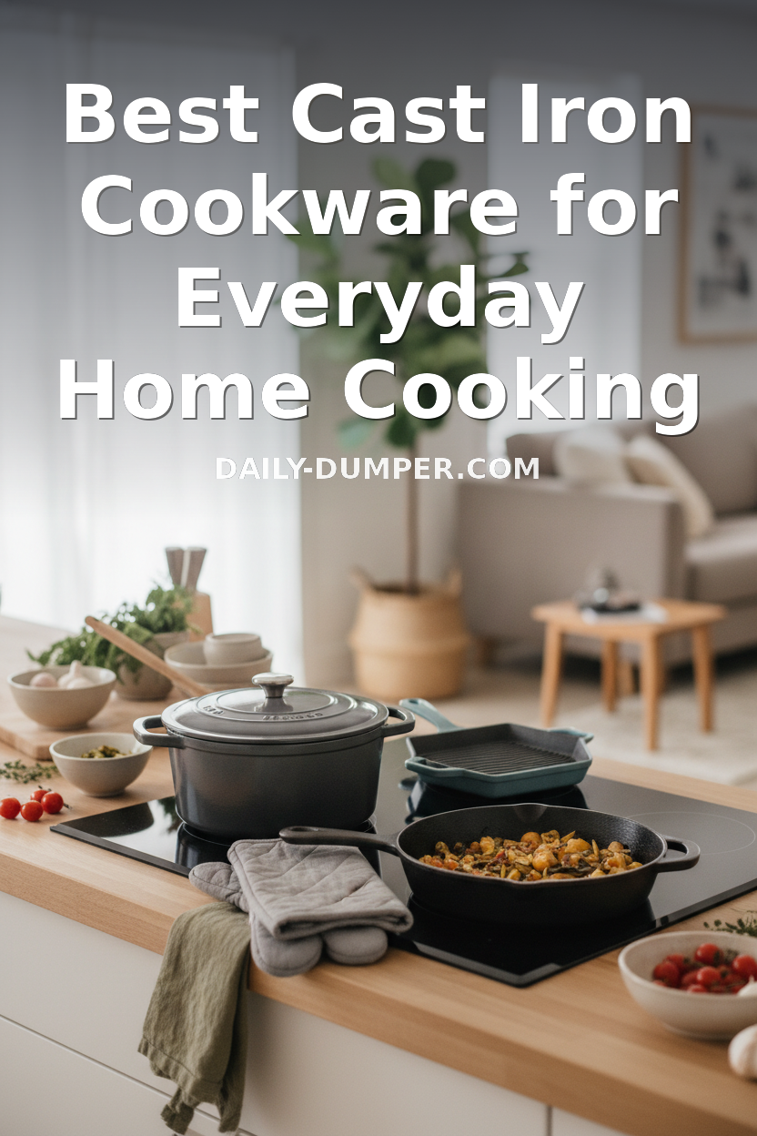 best cast iron cookware for everyday home cooking