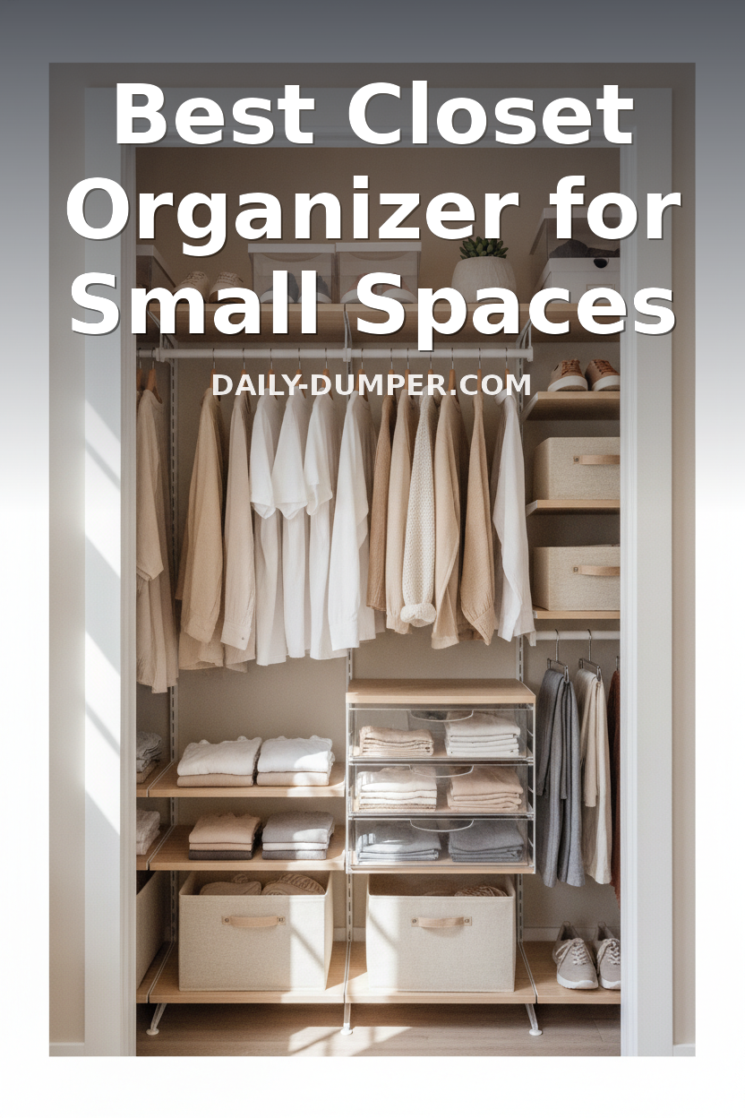 best closet organizer for small spaces