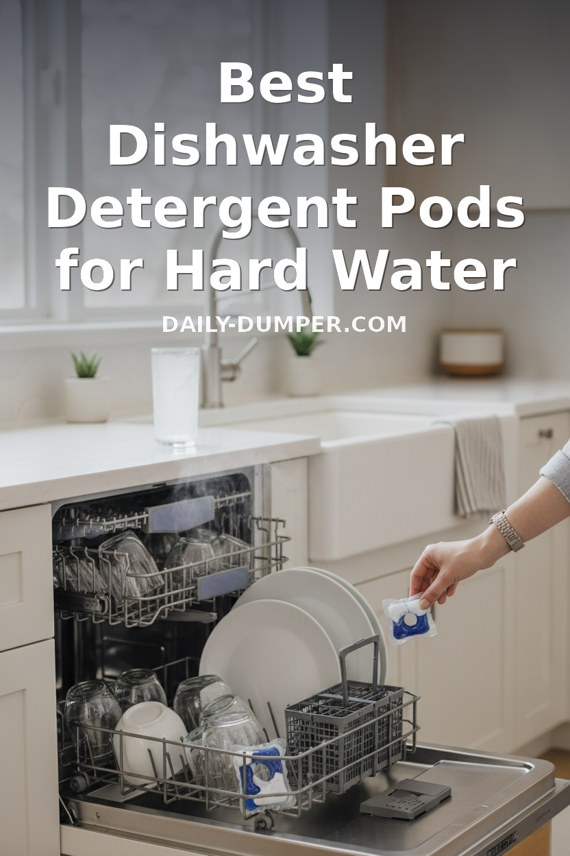 best dishwasher detergent pods for hard water