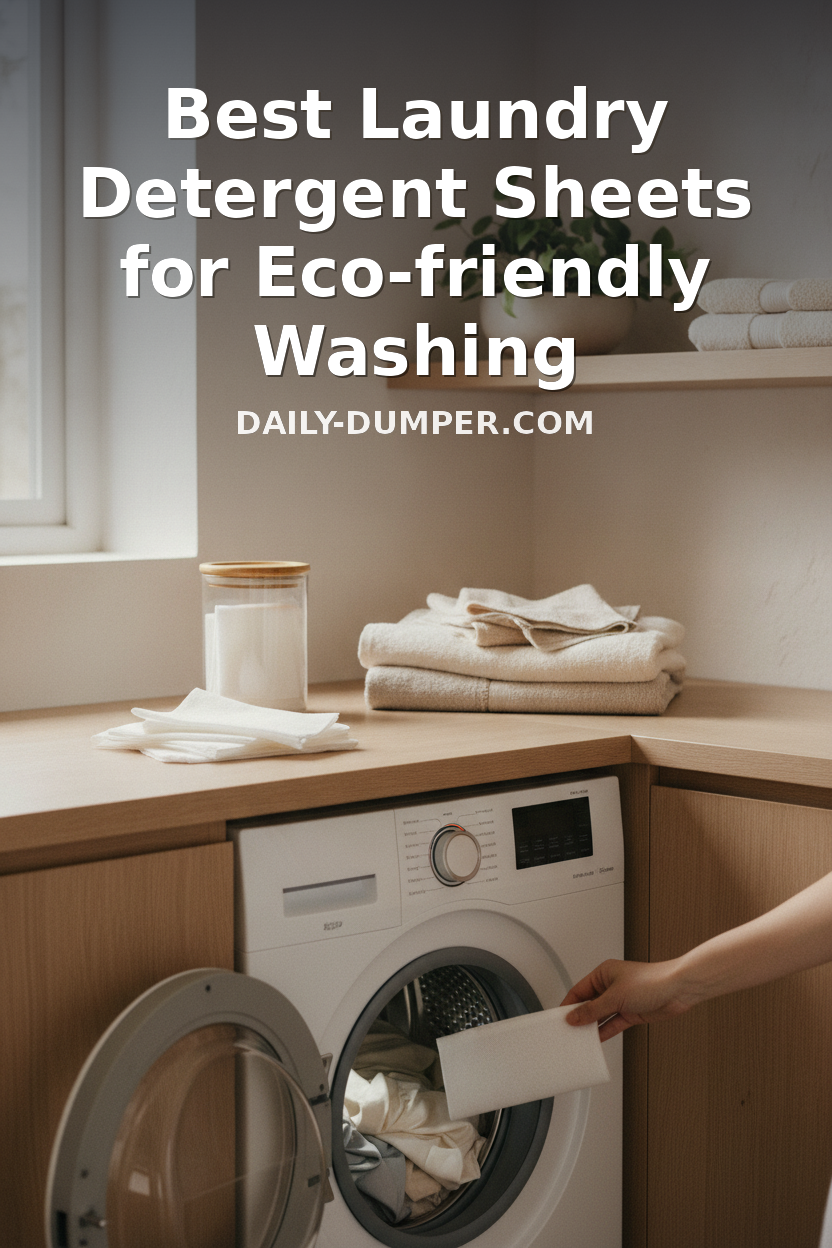 best laundry detergent sheets for eco-friendly washing
