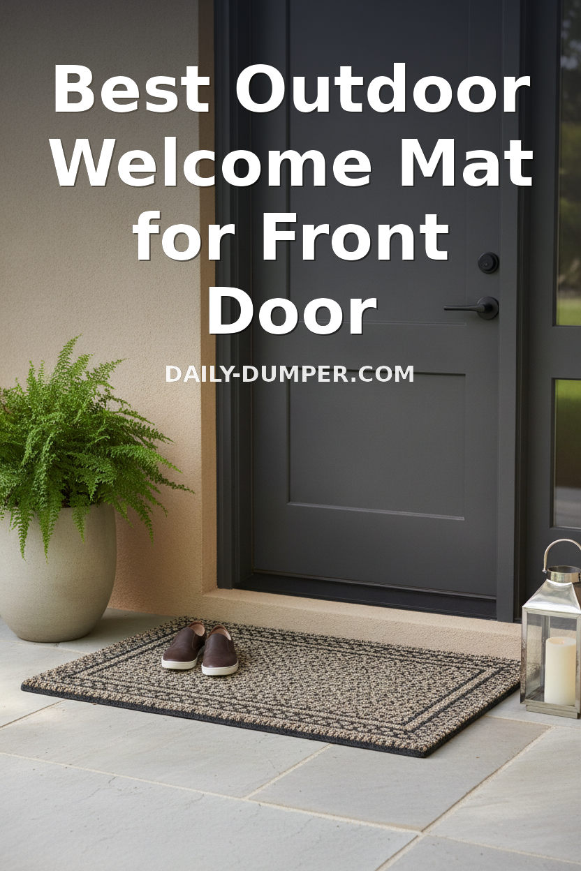 best outdoor welcome mat for front door